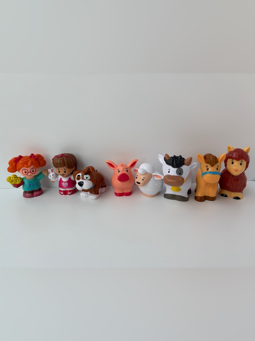 Fisher Price Little People Farm Lot 8 Animals Kids Dog